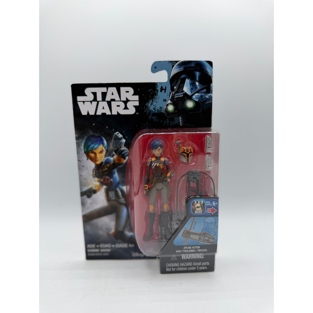 Star Wars Rebels Sabine Wren 3.75 Inch Action Figure Hasbro B7282 B7072 Zipline